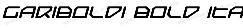 gariboldi bold itali字体转换